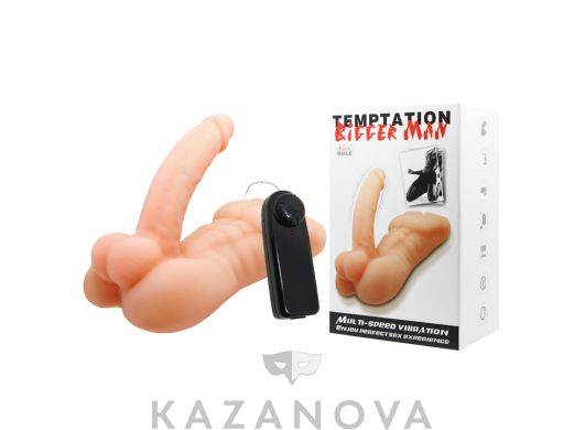 Вибратор с торсом Baile Bigger Man реалистичный многоскоростной из киберкожи