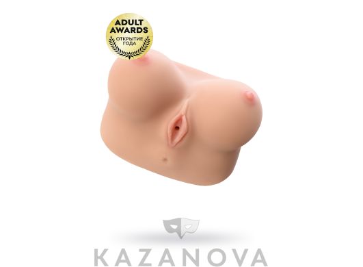 Мастурбатор вагина и грудь Kokos Juliana Breast из киберкожи телесный 20 см